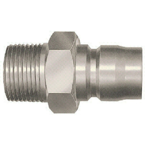 日東 TSPカプラ 4TPM STEEL 鋼鉄製(めねじ取付用プラグ) 相手側Rc1/2(00811) 25個まとめ売り 25個 【まとめ売り商品】|設備プロ王国 店