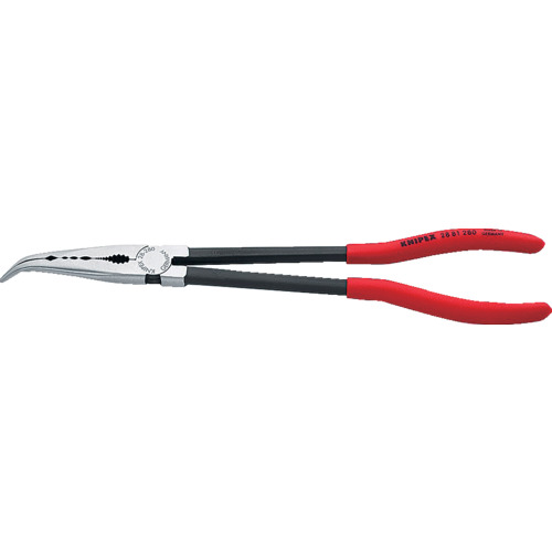KNIPEX ニードルノーズペンチ 2881-280 45度ベント 280粍 6丁まとめ売り 6丁 【まとめ売り商いもの】