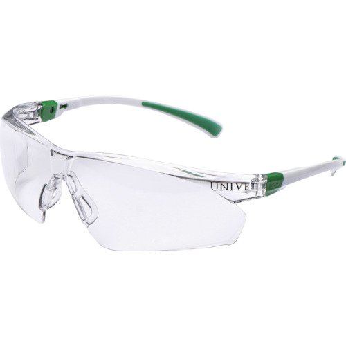 Univet 二眼型保護メガネ 506U.03.00.00 506UP ホワイト×グリーン 10個まとめ売り 10個 【まとめ売り商品】