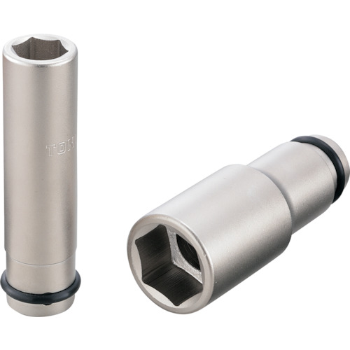 TONE インパクト用超ロングソケット 4NV-32L100 対辺寸法32mm 全長100mm 5個まとめ売り 5個 【まとめ売り商品】｜設備プロ王国　店