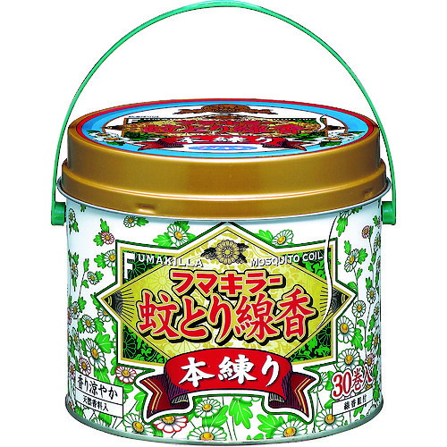 フマキラー 蚊とり線香本練り30巻缶入 409789 24缶まとめ売り 24缶 【まとめ売り商いもの】
