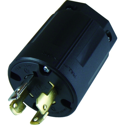 アメリカン電機 引掛形 4362N ナイロンプラグ 接地3P30A600V 5個まとめ売り 5個 【まとめ売り商品】｜設備プロ王国　店