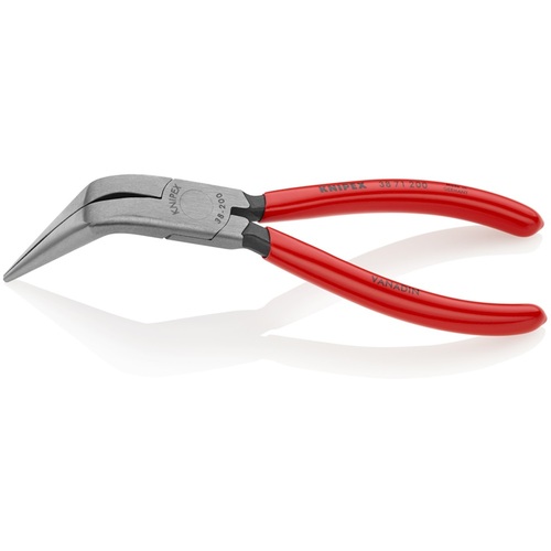 KNIPEX 力学的ペンチ 3871-200 70°先曲 可塑性物質手持ち部分 6丁まとめ売り 6丁 【まとめ売り商いもの】