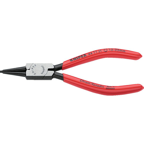 KNIPEX 穴用スナップリングプライヤー 4411-J1 12&minus;25mm 6丁まとめ売り 6丁 【まとめ売り商品】｜設備プロ王国　店