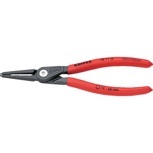 KNIPEX 穴用精密スナップリングプライヤー 4811-J2 19-60mm 6丁まとめ売り 6丁 【まとめ売り商品】