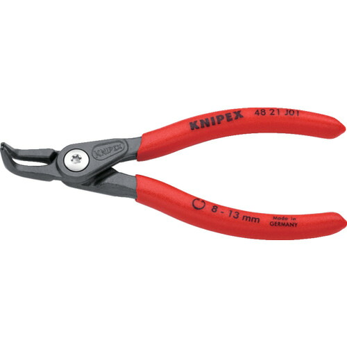 KNIPEX 穴用精密スナップリングプライヤ－90度 4821-J01 8－13mm 6丁まとめ売り 6丁 【まとめ売り商品】