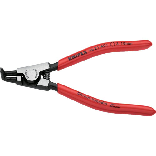 KNIPEX 軸用スナップリングプライヤー90度 4621-A01 3－10mm 6丁まとめ売り 6丁 【まとめ売り商品】 19,799円