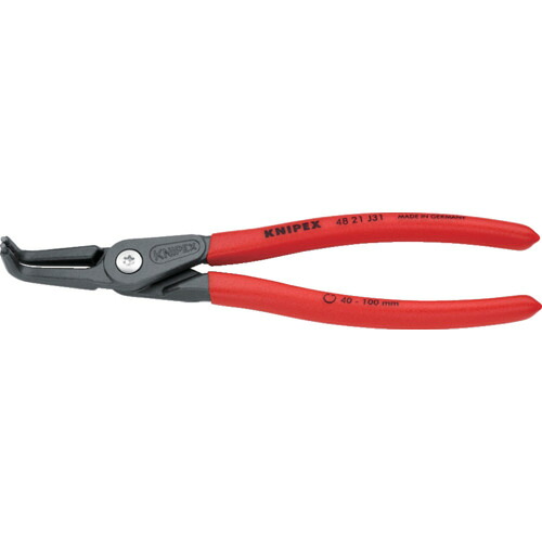 KNIPEX 穴用細かいスナップリングプライヤ－90度 4821-J31 40－100粍 6丁まとめ売り 6丁 【まとめ売り商いもの】 DIY・工具-花・ガーデン・DIY-切断工具