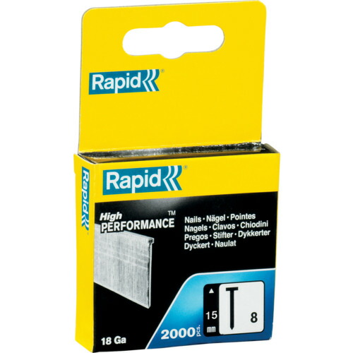 Rapid ネイル針 5000811 ラピッド 8型 足長15粍(2000本入) 10箱まとめ売り 10箱 【まとめ売り商いもの】