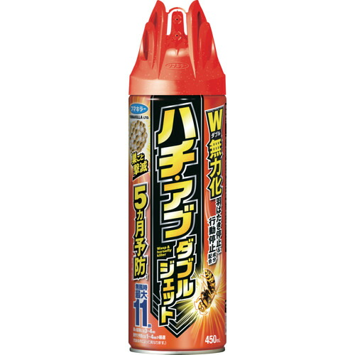 フマキラー ハチ・アブダブルジェット450ml 451627 N 20PKまとめ売り 20PK 【まとめ売り商いもの】