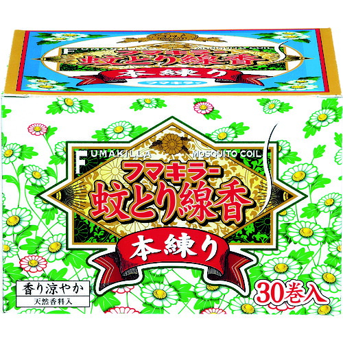 フマキラー 蚊とり線香本練り30巻函入 424430 24箱まとめ売り 24箱 【まとめ売り商いもの】