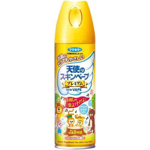 フマキラー 虫よけ吹きつける 440614 エンジェルのスキンベーププレミアム 200ml 24本まとめ売り 24本 【まとめ売り商いもの】