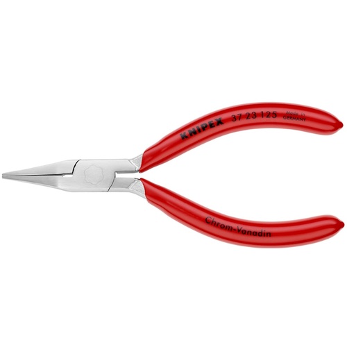 KNIPEX 時計細工用アジャスティングプライヤー 3723-125 狭平 クロムメッキ仕上げ 6丁まとめ売り 6丁 【まとめ売り商品】