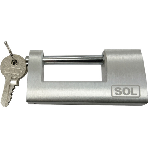 SOL No.5700 5700-100SD 軽銀バス発着場錠 同一鍵定番 100粍 6個まとめ売り 6個 【まとめ売り商いもの】