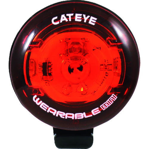 CATEYE セーフティともし火 5442572 ウェアラブルミニSV 赤 33×39 100個まとめ売り 100個 【まとめ売り商いもの】