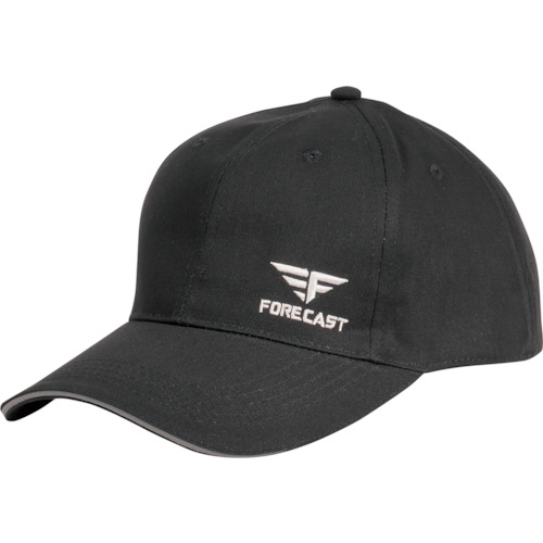 カジメイク 6521 6521-91-F フォーキャストキャップ2 黒いこと 無償性 24個まとめ売り 24個 【まとめ売り商いもの】