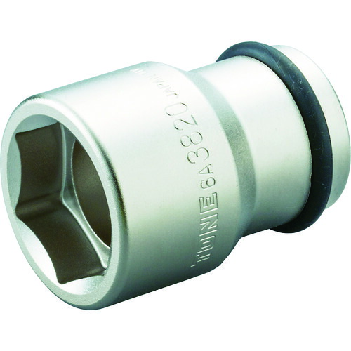 TONE インパクト用ソケット(自動車整備用) 6A-4121 ホイルナットコンビソケット 差込角19.0mm 全長80mm 5個まとめ売り 5個 【まとめ売り商品】|設備プロ王国 店