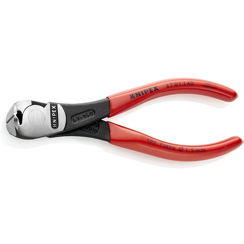 KNIPEX 豪然たる型エンドカッティングニッパー 6701-140 140粍 6丁まとめ売り 6丁 【まとめ売り商いもの】