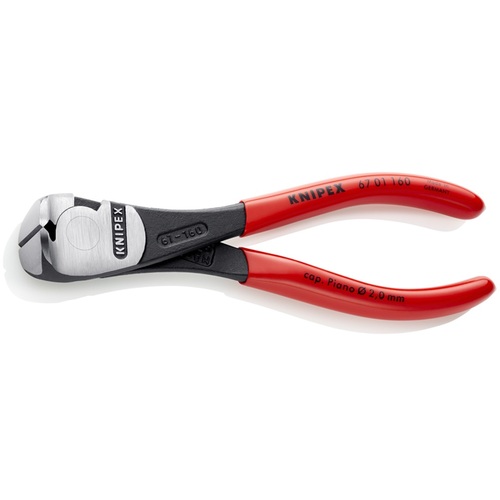 KNIPEX 豪然たる型エンドカッティングニッパー 6701-160 160粍 6丁まとめ売り 6丁 【まとめ売り商いもの】