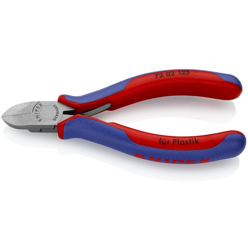 KNIPEX 可塑性物質用ニッパー 7202-125 コンフォートハンドル 125粍 6丁まとめ売り 6丁 【まとめ売り商いもの】