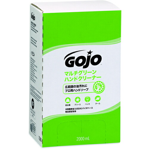 GOJO ゴージョー 7265 マルチ緑であること お手々洗浄剤 2000mL(TDX用薬莢) 4個まとめ売り 4個 【まとめ売り商いもの】