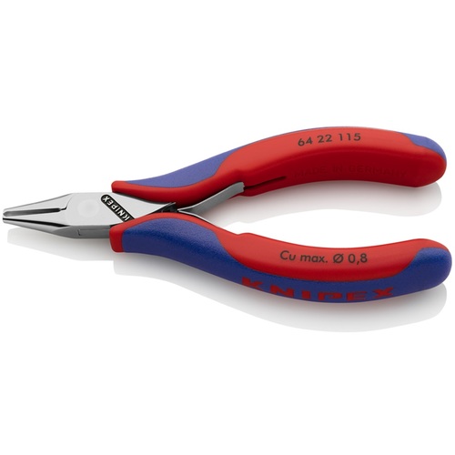KNIPEX エレクトロニクスエンドカッティングニッパー 6422-115 スモール頭顱 コンフォートハンドル 6丁まとめ売り 6丁 【まとめ売り商いもの】
