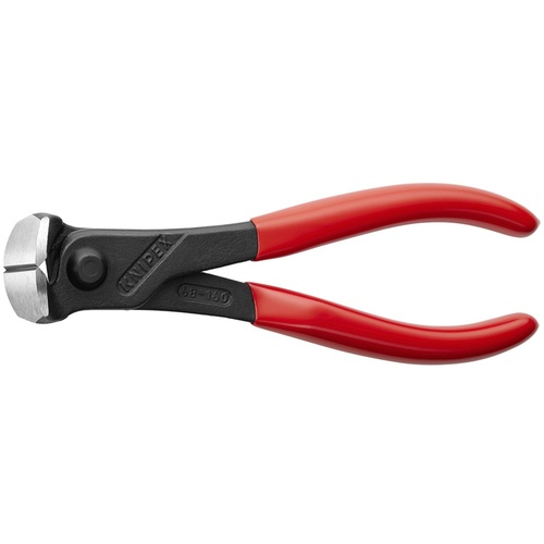 KNIPEX エンドカッティングニッパー 6801-160 160粍 6丁まとめ売り 6丁 【まとめ売り商いもの】