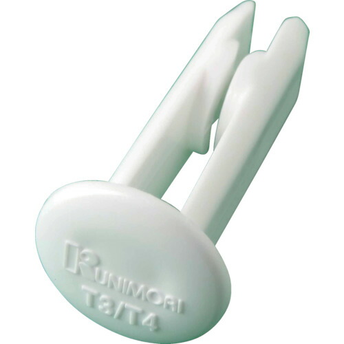 KUNIMORI ピンゼムクリップ(3－4粍用)白 63124-パソコン0304-WH (100個入) 24袋まとめ売り 24袋 【まとめ売り商いもの】