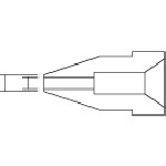 白光 はんだ除去器用交換パーツ A1004 ノズル 内径0.8mm 適合機種474/475/701/808 10本まとめ売り 10本 【まとめ売り商品】