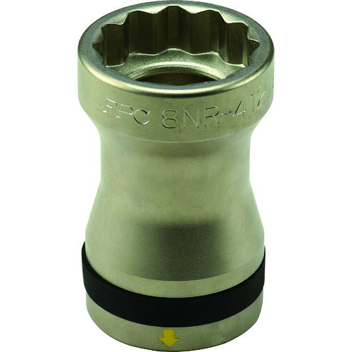 FPC ナットランナー用ボール付ソケット 8NR-4121B 差込角:25.4mm 対辺:二重6角41 二重4角21mm 2個まとめ売り 2個 【まとめ売り商品】｜設備プロ王国　店