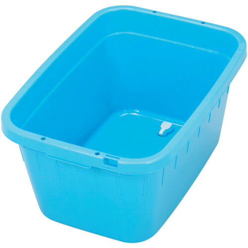TONBO 角型タライジャンボ 799 水抜栓付 ブルー 60L 8個まとめ売り 8個 【まとめ売り商品】|設備プロ王国 店