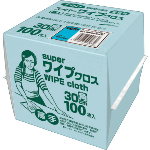 フジ フジスーパーワイプクロス 958300 青色(袋入) 18袋まとめ売り 18袋 【まとめ売り商いもの】