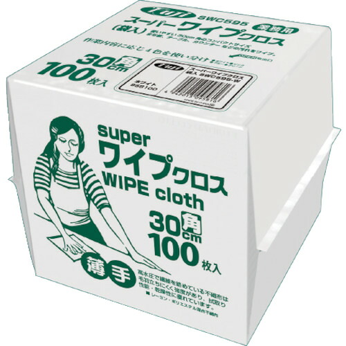 フジ フジスーパーワイプクロス 958100 白いこと(袋入) 18袋まとめ売り 18袋 【まとめ売り商いもの】