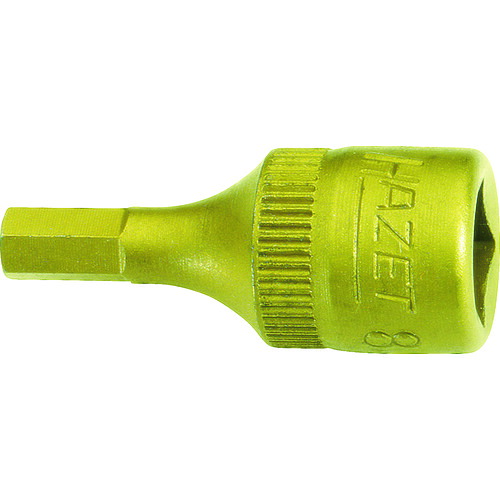 HAZET ショートヘキサゴンソケット差込角6.35mm・チタンコーティング 8501H-2.5 10個まとめ売り 10個 【まとめ売り商品】|設備プロ王国 店