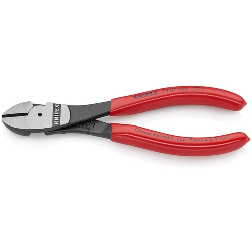 KNIPEX 強力型ニッパー 7401-160 プラスチックハンドル 160mm 6丁まとめ売り 6丁 【まとめ売り商品】|設備プロ王国 店