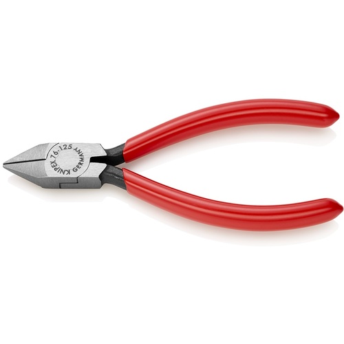 KNIPEX 電子工学ニッパー 7681-125 可塑性物質手持ち部分 先細頂点 6丁まとめ売り 6丁 【まとめ売り商いもの】 DIY・工具-切断工具-ニッパー