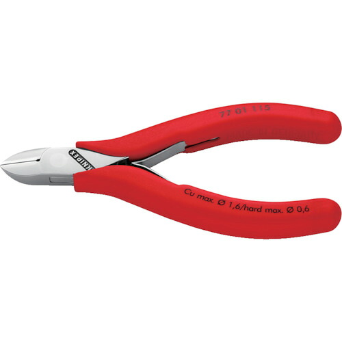 KNIPEX 115粍 7701-115 細やか用ニッパー 115粍 6丁まとめ売り 6丁 【まとめ売り商いもの】