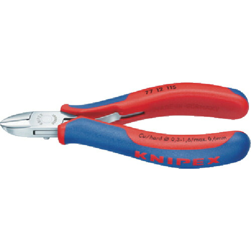 KNIPEX 精密用ニッパー 7711-115 115mm 6丁まとめ売り 6丁 【まとめ売り商品】|設備プロ王国 店