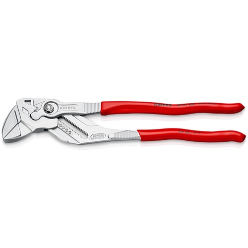 KNIPEX ペンチ鍵 8603-300 ソフトプラスチックハンドル Crメッキ 300粍