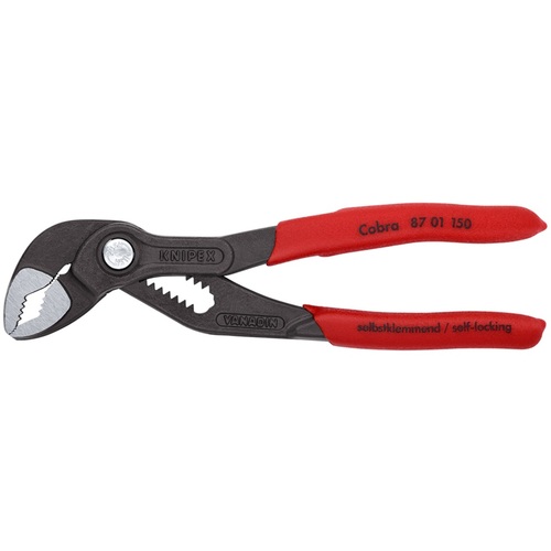 KNIPEX ウォーターポンププライヤー 8701-150 コブラ すべり打ち切り付き添い人可塑性物質手持ち部分 150粍 6丁まとめ売り 6丁 【まとめ売り商いもの】