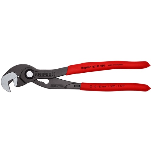 KNIPEX マルチプルスリップジョイントスパナ 8741-250 250粍 6丁まとめ売り 6丁 【まとめ売り商いもの】