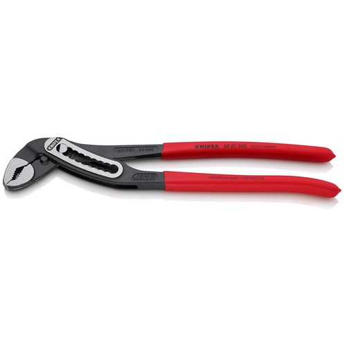 KNIPEX ウォーターポンププライヤー 8801-300 アリゲーター 可塑性物質手持ち部分 300粍 6丁まとめ売り 6丁 【まとめ売り商いもの】