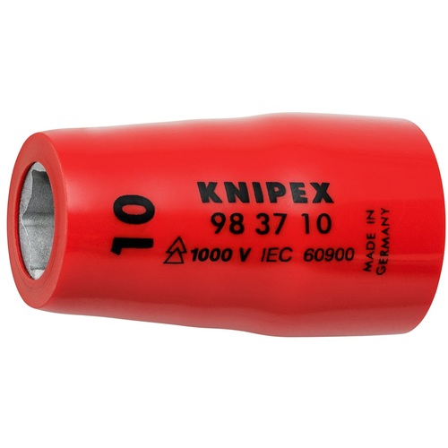 KNIPEX 絶縁ソケット 9837-10 3/8X10mm 6個まとめ売り 6個 【まとめ売り商品】