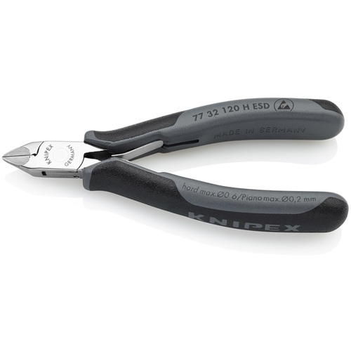 KNIPEX ESD超硬刃エレクトロニクスニッパー 7732-120HESD 120mm 静電気防止 小ベベル付き 23,197円