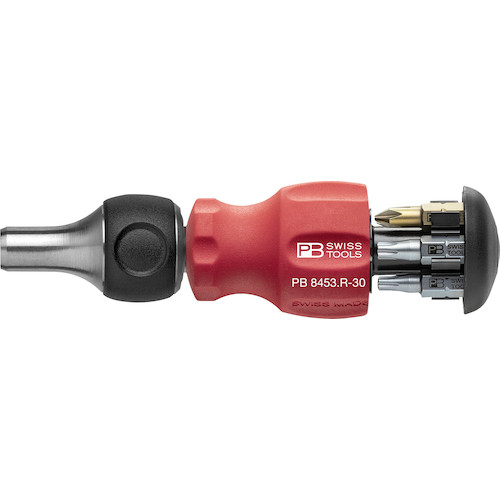 PBスイスツールズ 8453R－30 8453R-30 スタービー差替ラチェットドライバートルクスセット 10Sまとめ売り 10S 【まとめ売り商品】