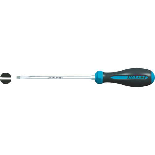 HAZET HEXAnamic樹脂ソフトグリップドライバー 802-100 マイナス10 5本まとめ売り 5本 【まとめ売り商品】
