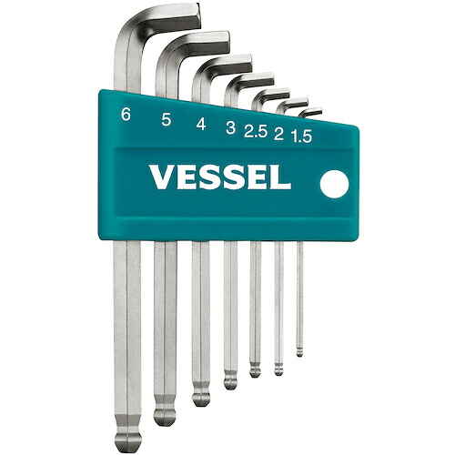 VESSEL 六角棒鍵書き割り 8207BP-S 8207BP－S 本総締めボールポイントレンチ 7本組遊撃手 20Sまとめ売り 20S 【まとめ売り商いもの】