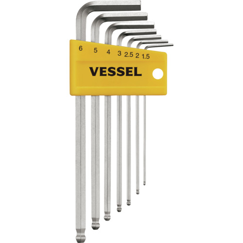 VESSEL 六角棒レンチセット 8307BP 8307BP 本締めボールポイントレンチ 7本組 10Sまとめ売り 10S 【まとめ売り商品】