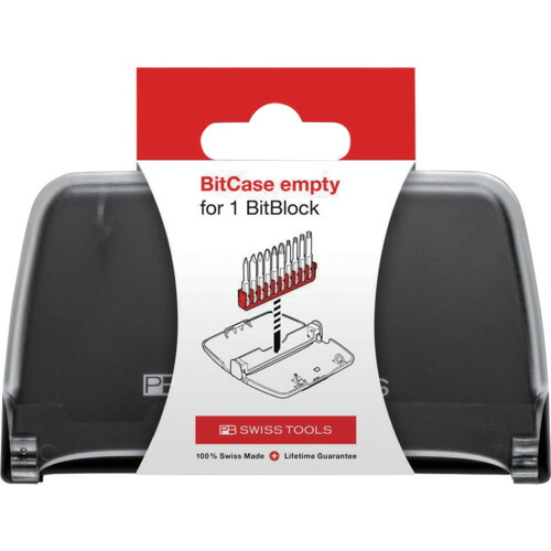 PBスイスツールズ 10ビット付きビットブロック用ビットケース 972.BITCASE 10本まとめ売り 10本 【まとめ売り商品】