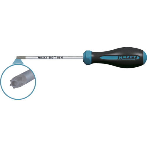 HAZET HEXAnamic樹脂ソフトグリップドライバー(いじり止付トルクス) 802-T15H 刃先T15H 軸長80mm 5本まとめ売り 5本 【まとめ売り商品】｜設備プロ王国　店